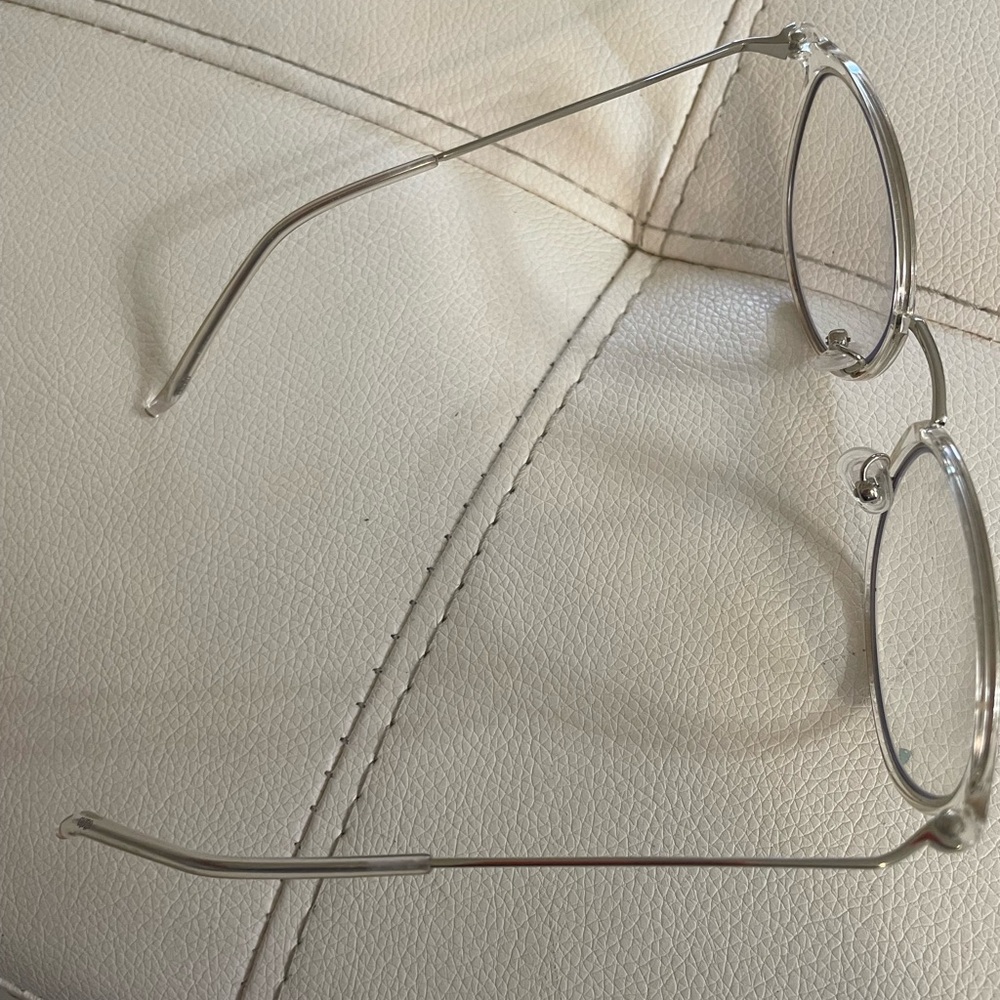 OTTO Transparent Frame Glasses - Picture 2 of 9